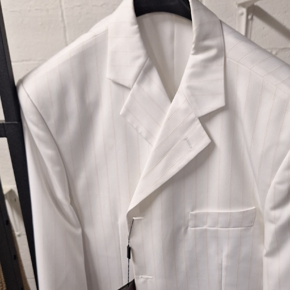 Elegant White Men's Blazer